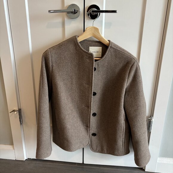 The Cocoon Coat in Wool | Taupe – Everlane. Size XS - Picture 2 of 4